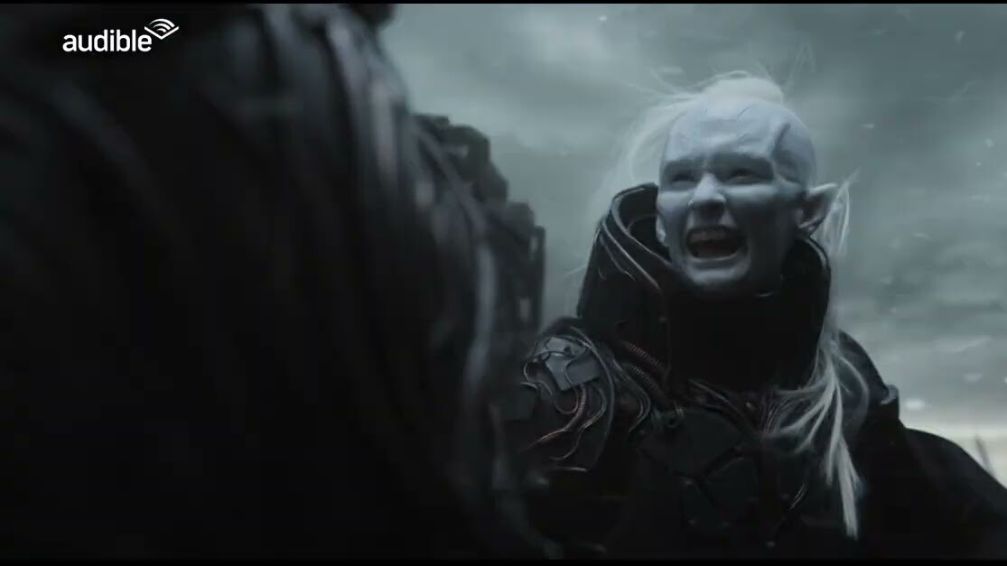 Frame dello spot fantasy Audible